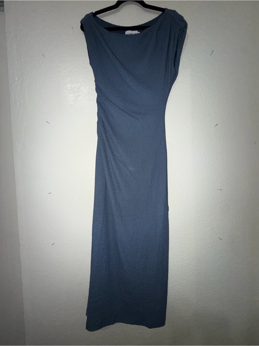 Sleeveless Maxi Dress in Slate Blue